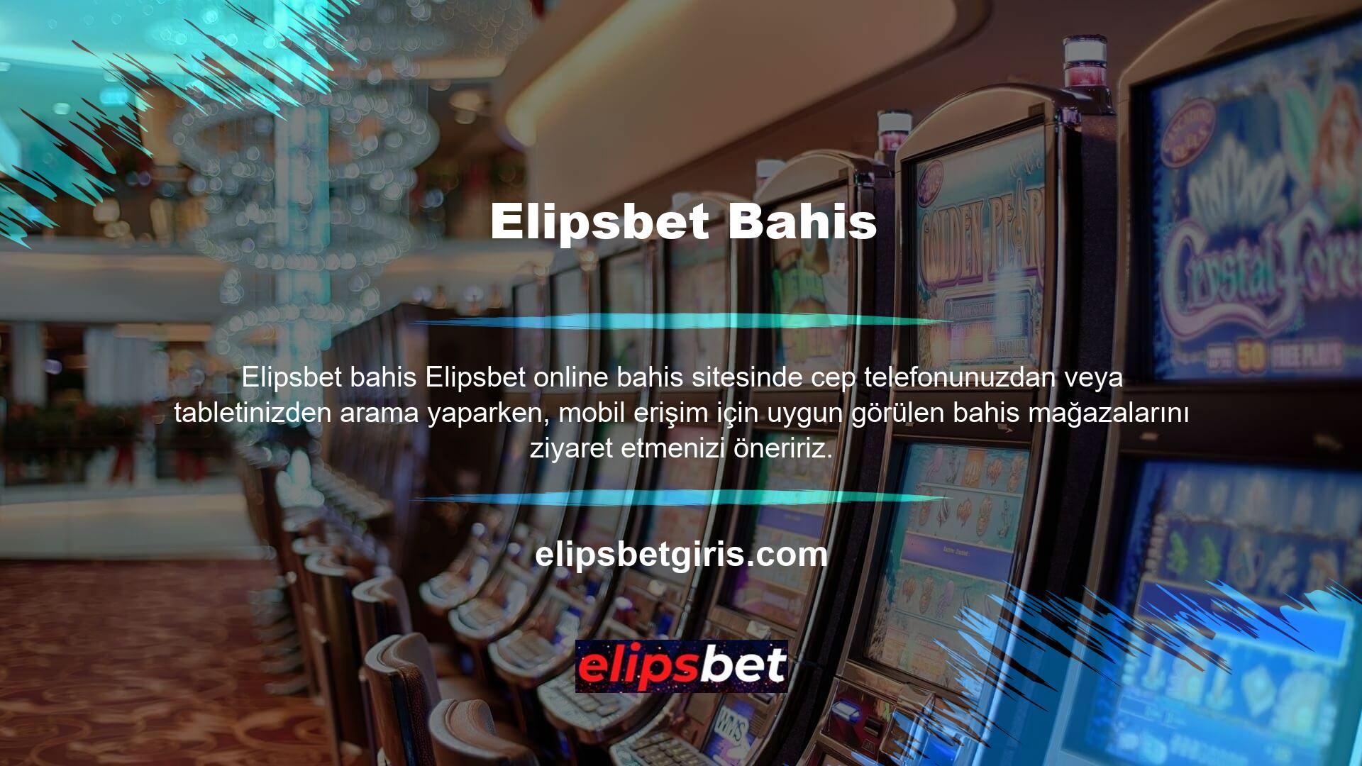 Çevrimiçi bir oyun sitesi olan Elipsbet ziyaret edin