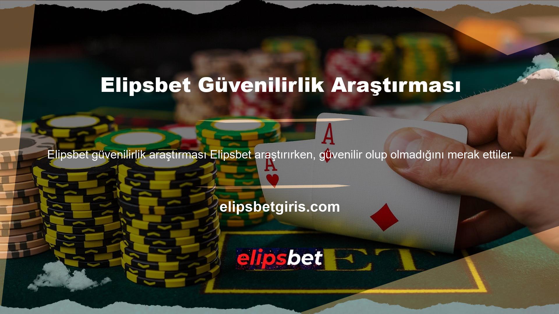 Çünkü bazı hoş olmayan durumlar insanların casinolara ve oyun sitelerine olan güvenini salladı